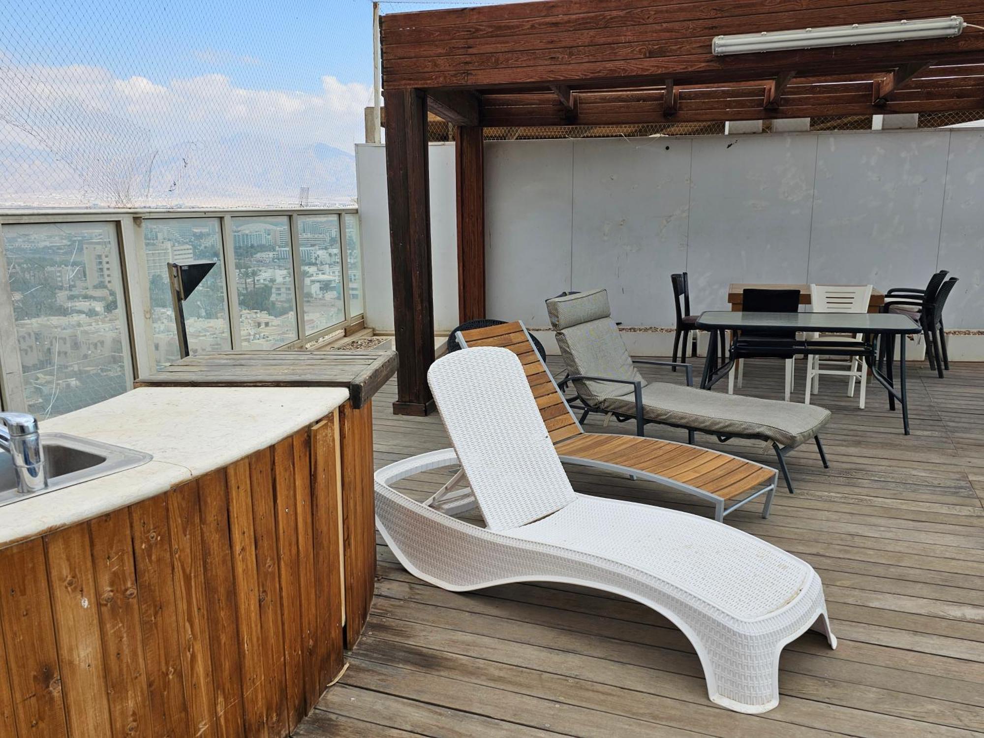 Exclusive Amdar -Residence Luxury Penthause With Privat Roof Pool Near The Sea -Best Sea View Ейлат Екстер'єр фото